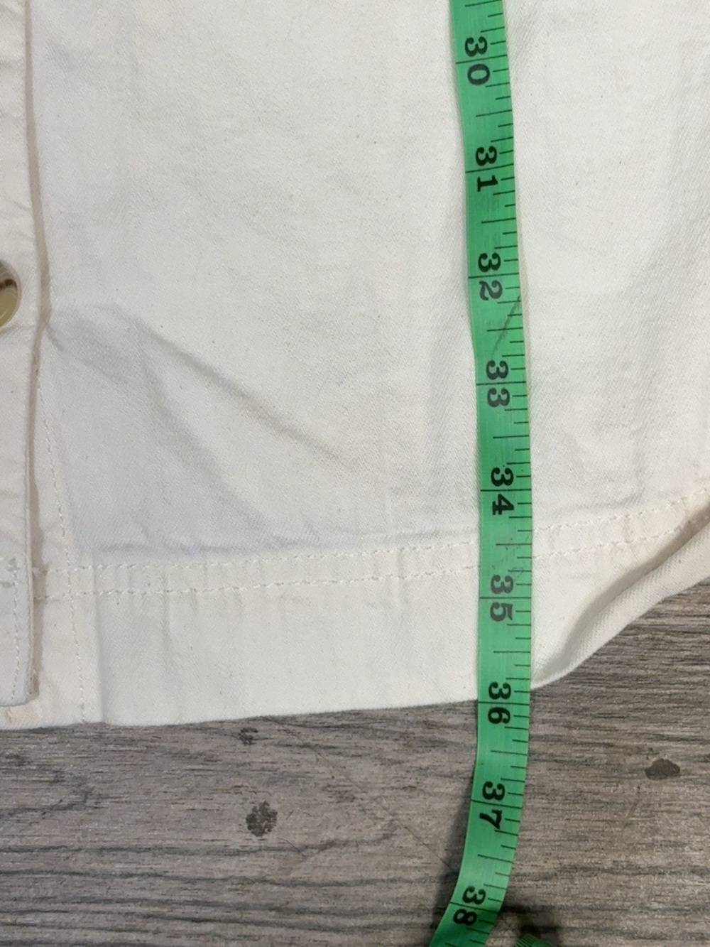 Old Navy Women’s M Tall White Cotton Button Front Sleeveless Dress Pockets - Picture 11 of 13